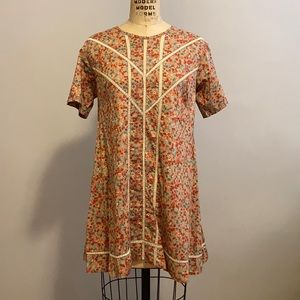Vintage liberty print shirt-dress